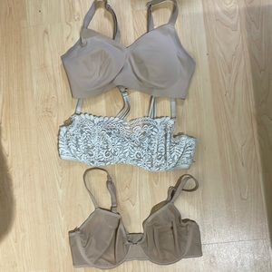 Aerie bra set Neutrals 36c large
